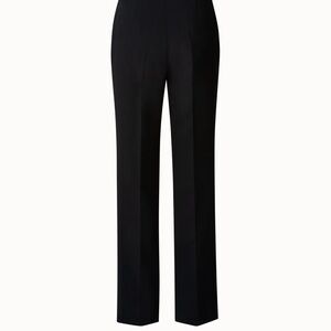 AKRIS for Bergdorf GoodmanWool Straight Leg Pants Dark Blue Size 16 Tailored